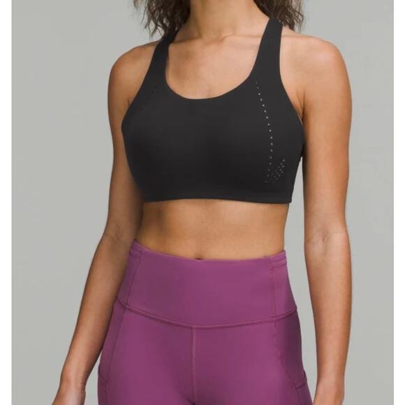 Lululemon Athletica Air Support Bra 38 DD Black - Picture 1 of 8